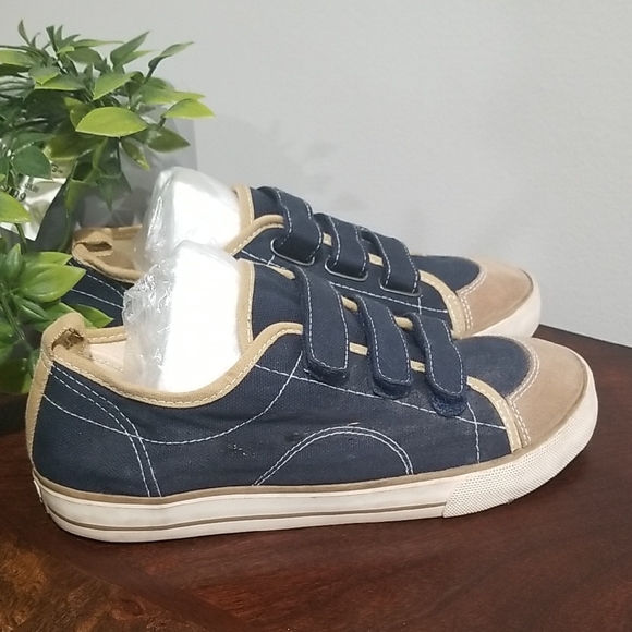 Gap Blue and Tan Sneakers - Picture 1 of 4
